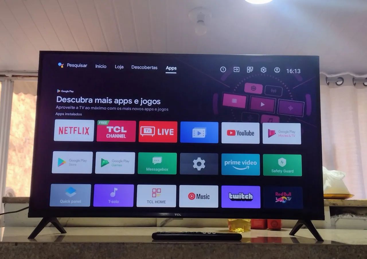 Tv Smart Android 32 polegadas semi nova  - Foto 2