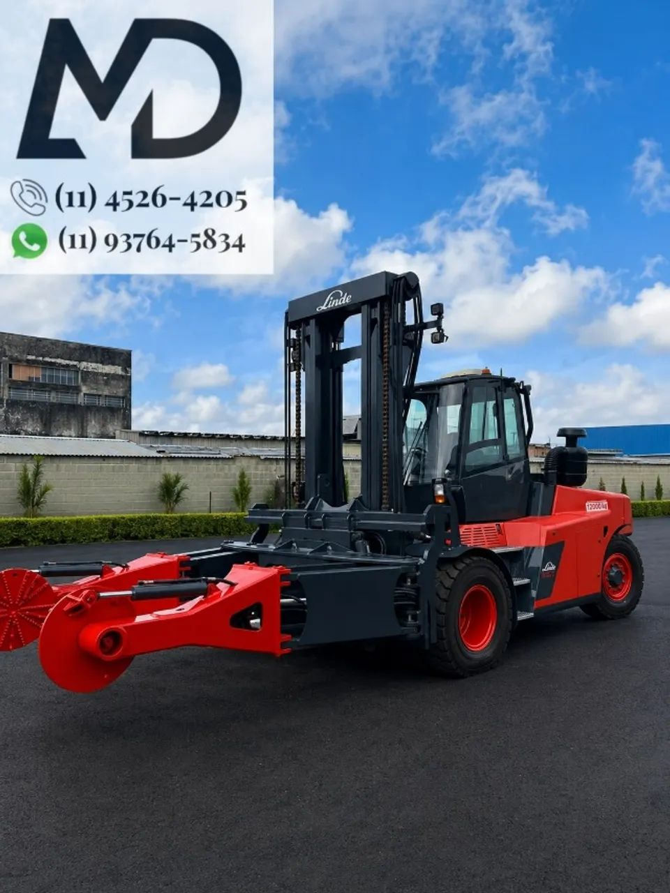 Tyre Handler Empilhadeira 12 Toneladas - Foto 3