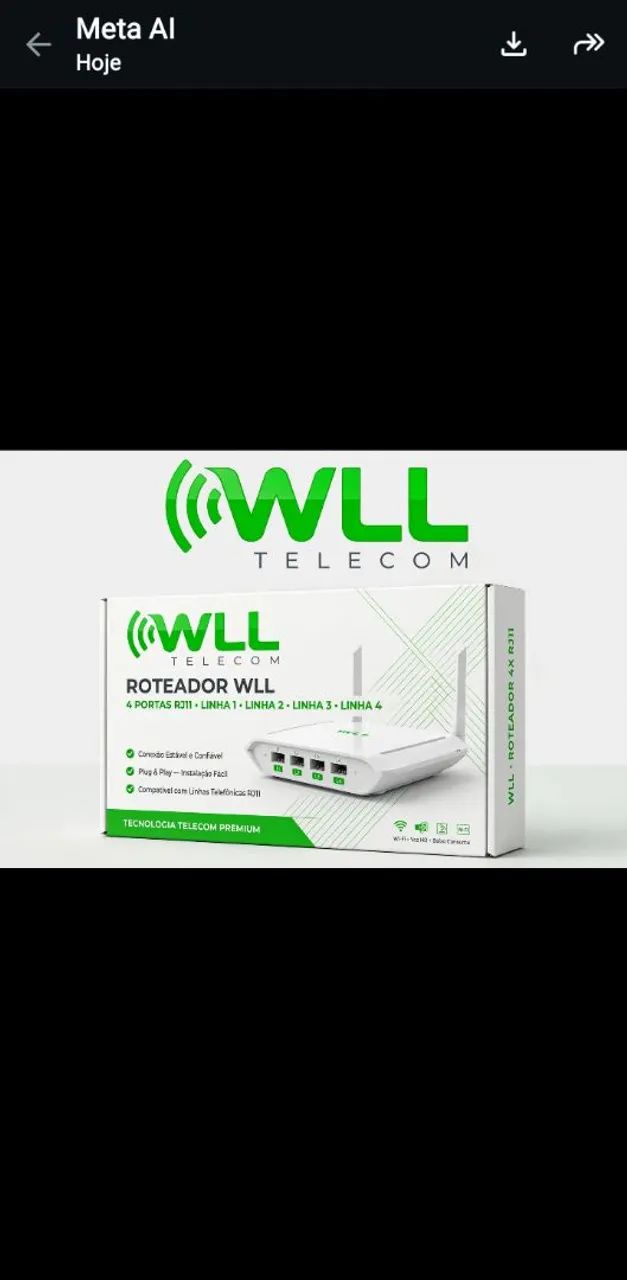 ROTEADOR WLL 