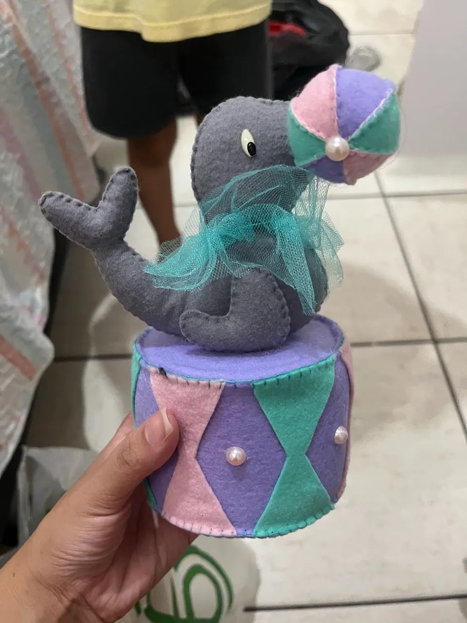 Enfeite para aniversário em feltro  - Foto 3