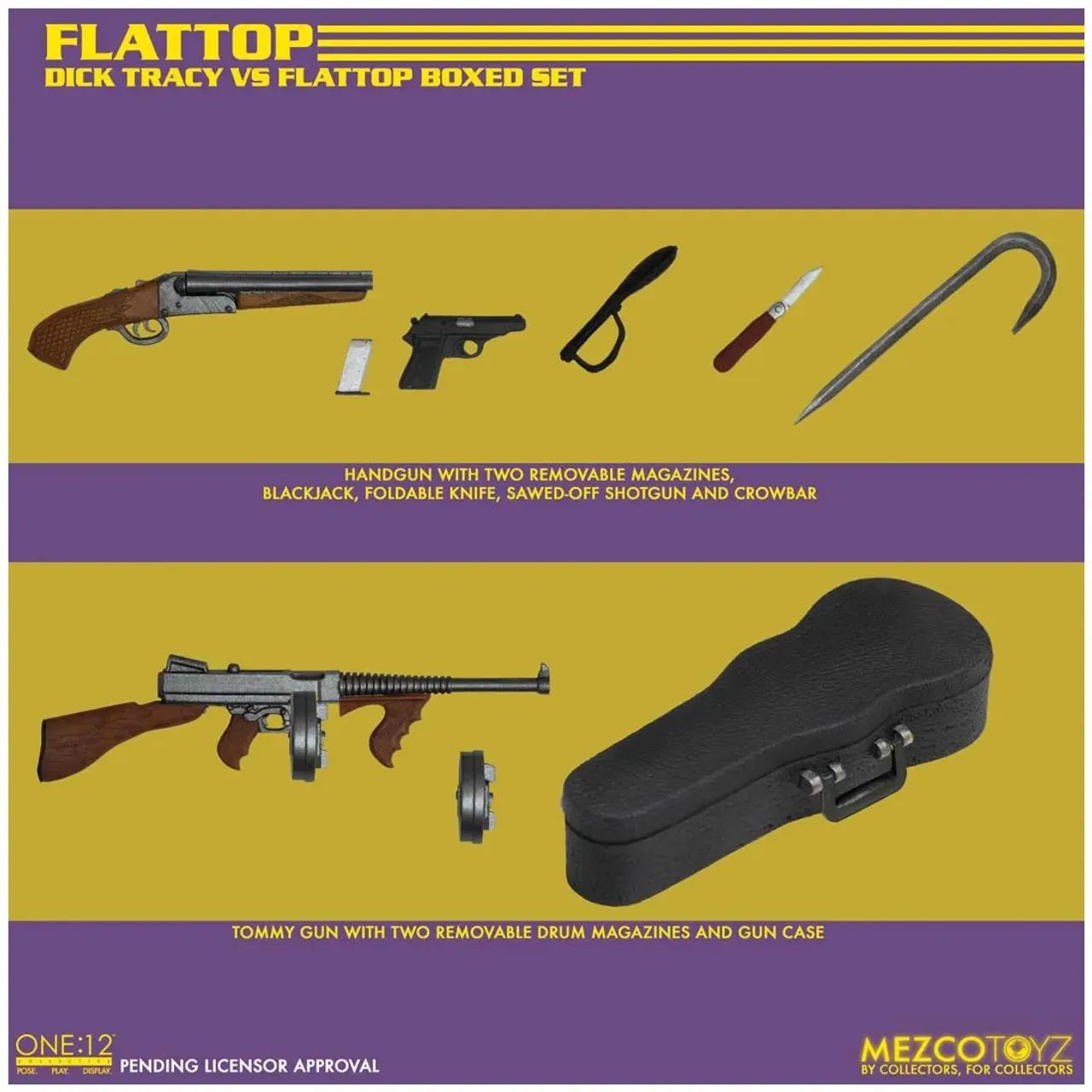 Mezco 2Pack Deluxe Dick Tracy and Flattop - Foto 5