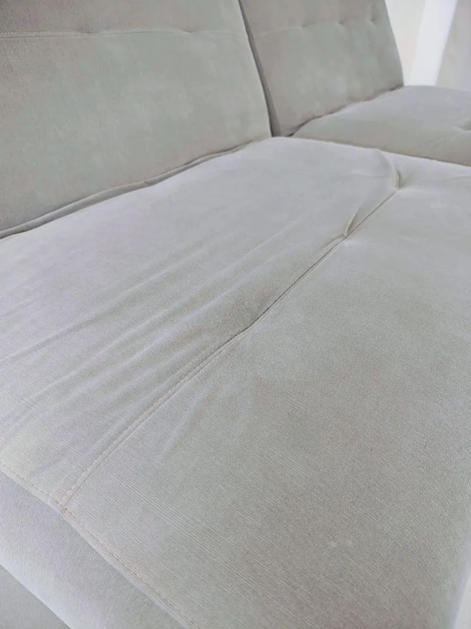 Sofá Luxo Cama 3 Lugares Reclinável Cinza Atemporal- Marca Tom Sobre Tom - Foto 5