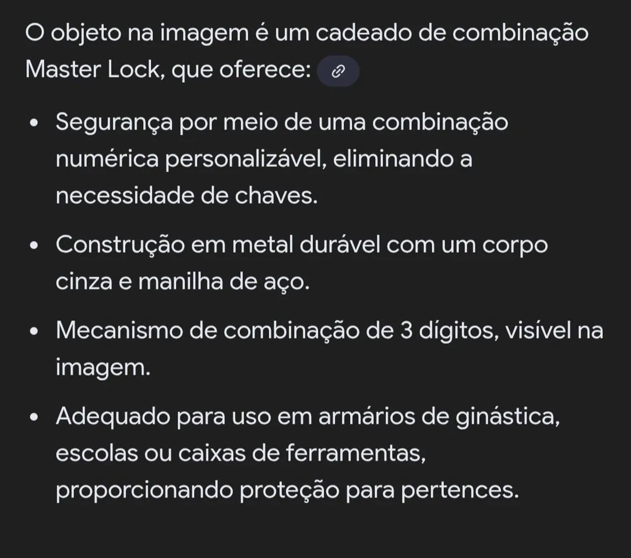 Cadeado pequeno Master - Foto 2