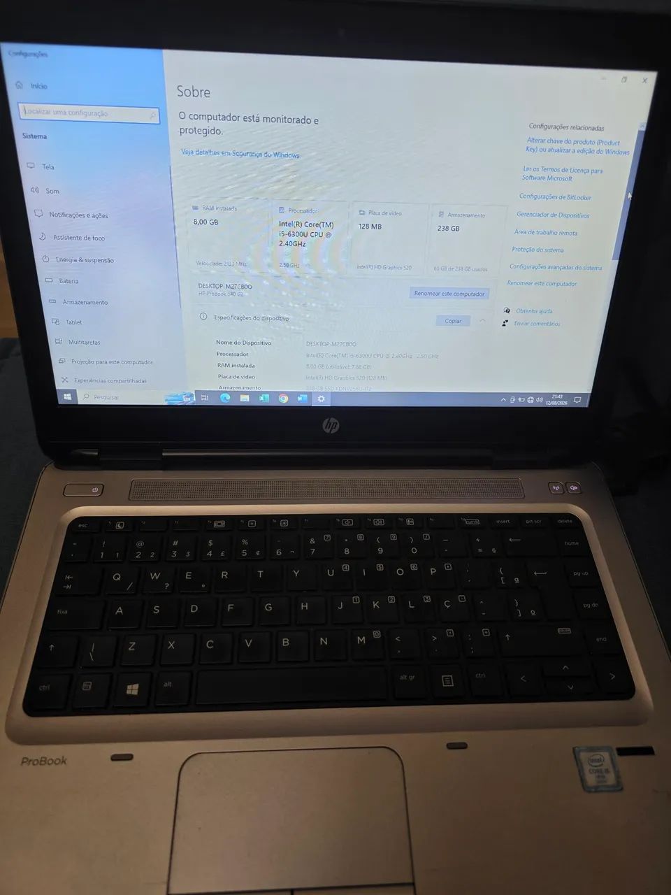 Notebook hp 