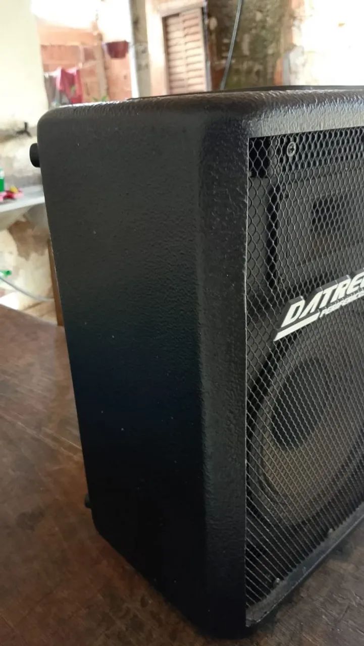 Caixa de Som Amplificada Datrel AT-8.100 - Bluetooth, USB e FM - Foto 4