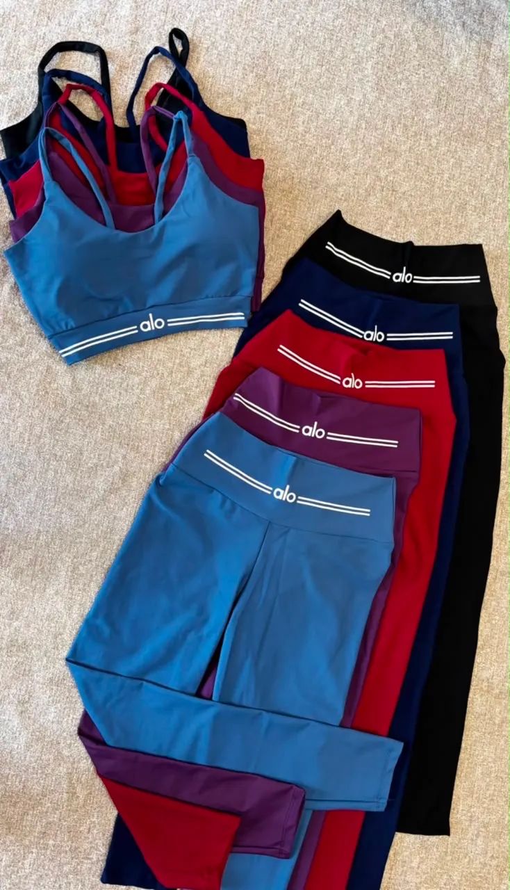 Conjunto de calça academia/ fitness 