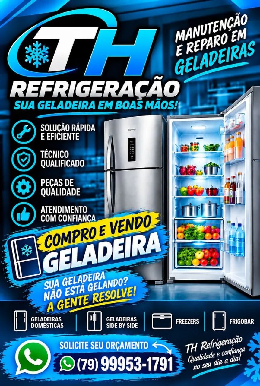 Consertamos sua geladeira 