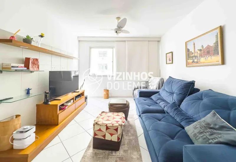 3 quartos reformado com suíte master, closet e vaga na rua mais tranquila do Leme - Foto 2