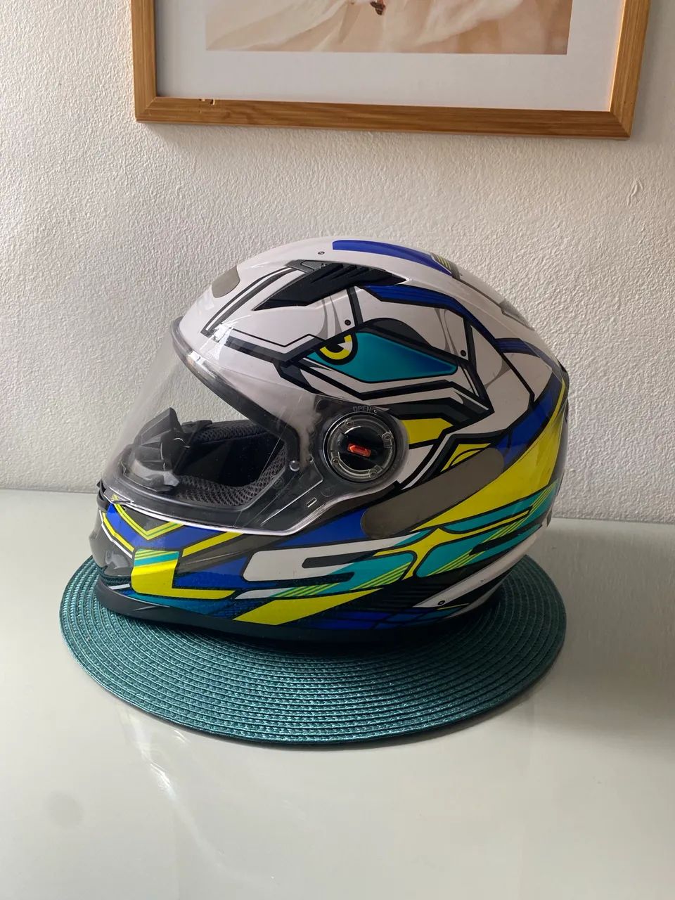 Ls2 Xdron Verde e Azul  - Foto 2