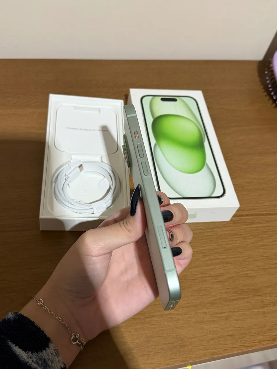 iphone 15 verde 128gb - Foto 4