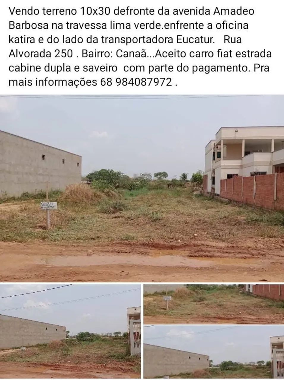 Vendo terreno  defronte Avenida  Amadeo Barbosa - Foto 3