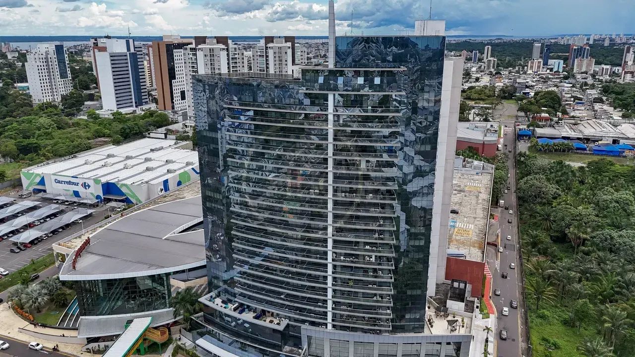 SALA COMERCIAL COM 127M2 PARA LOCAÇÃO NO EDIFICIO CRISTAL TOWER - Foto 2