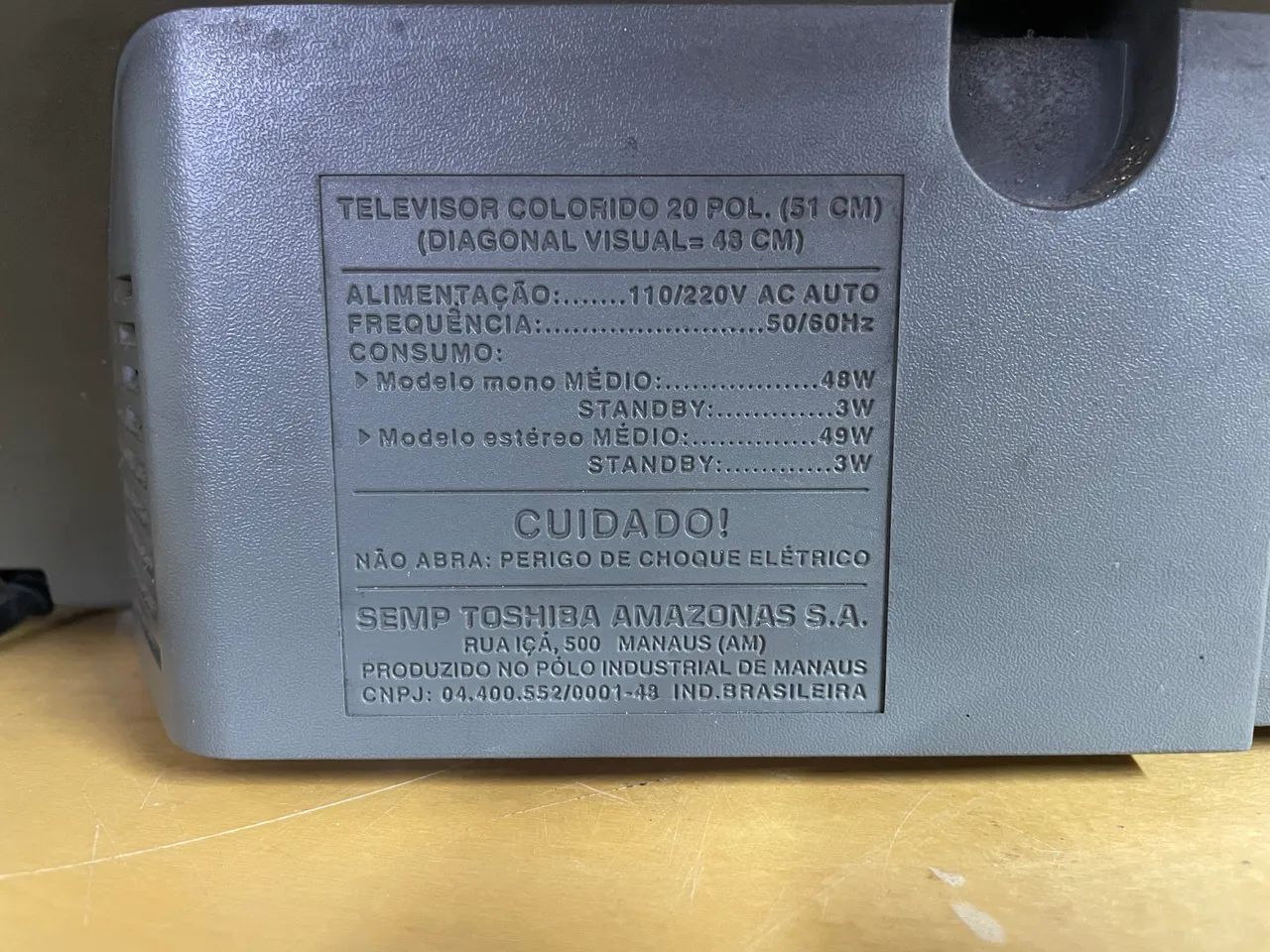 Tv de Tubo Semp Lumina Line Quadra 20 Polegadas - Foto 5