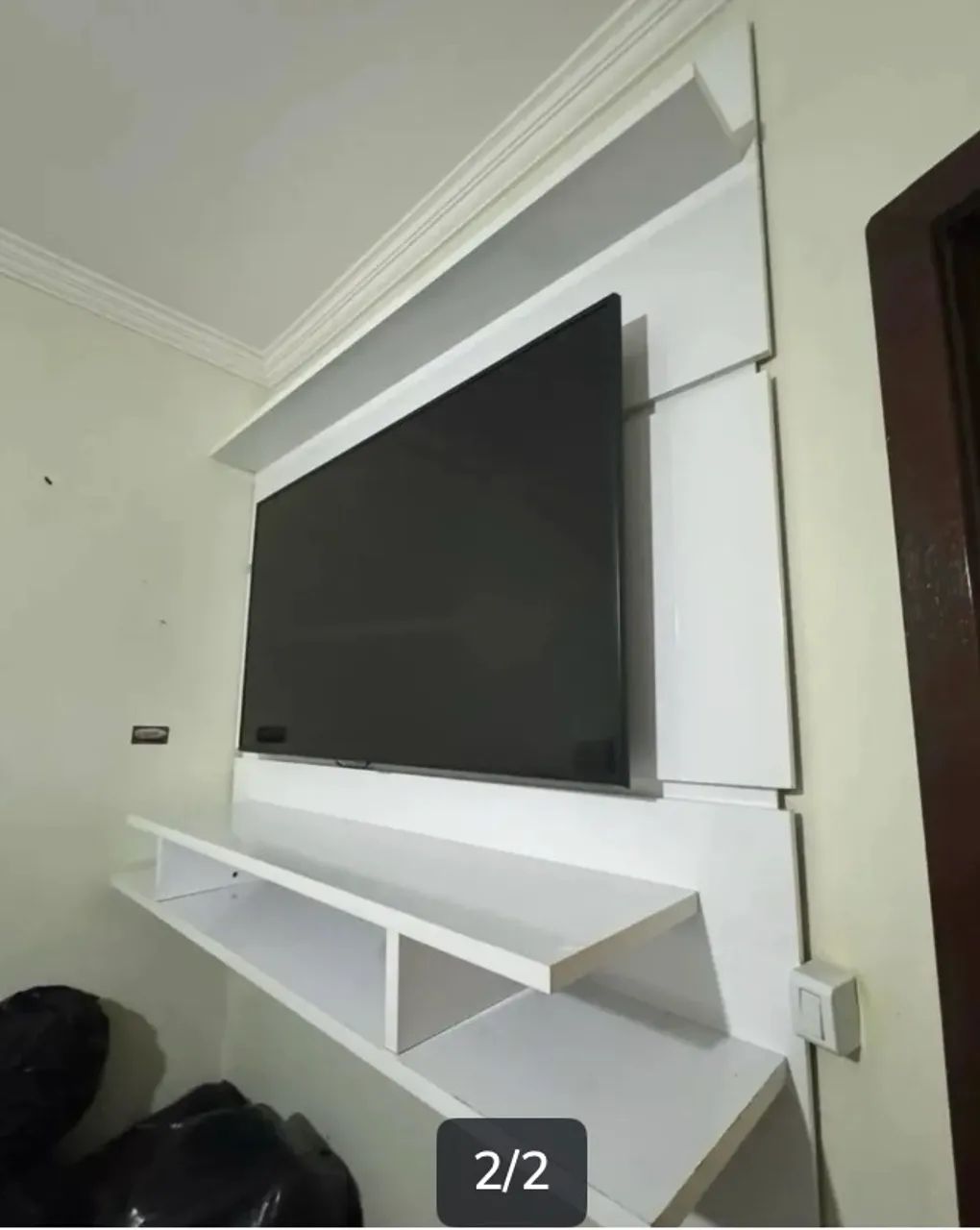 Painel para TV até 55?  Branco 