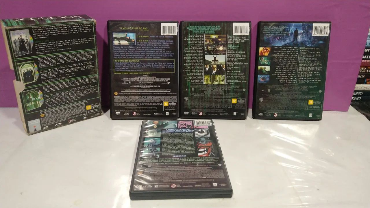 Dvds Trilogia Matrix originais. - Foto 2