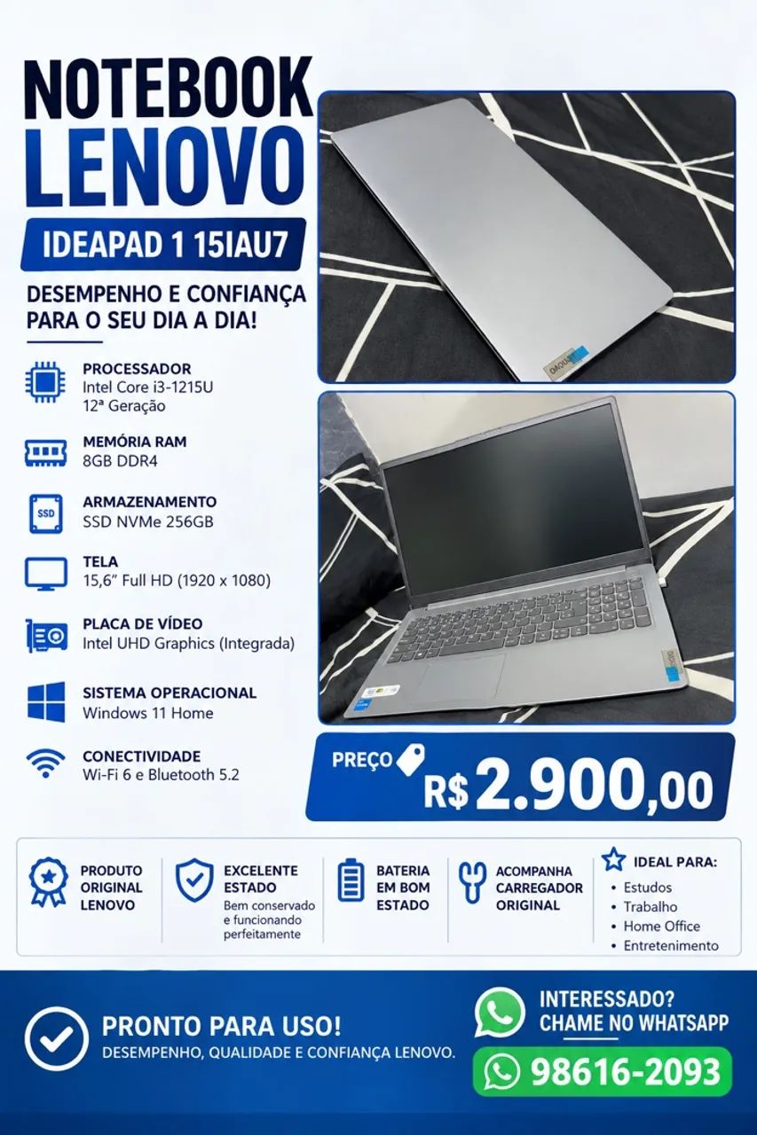 Notebook Lenovo 