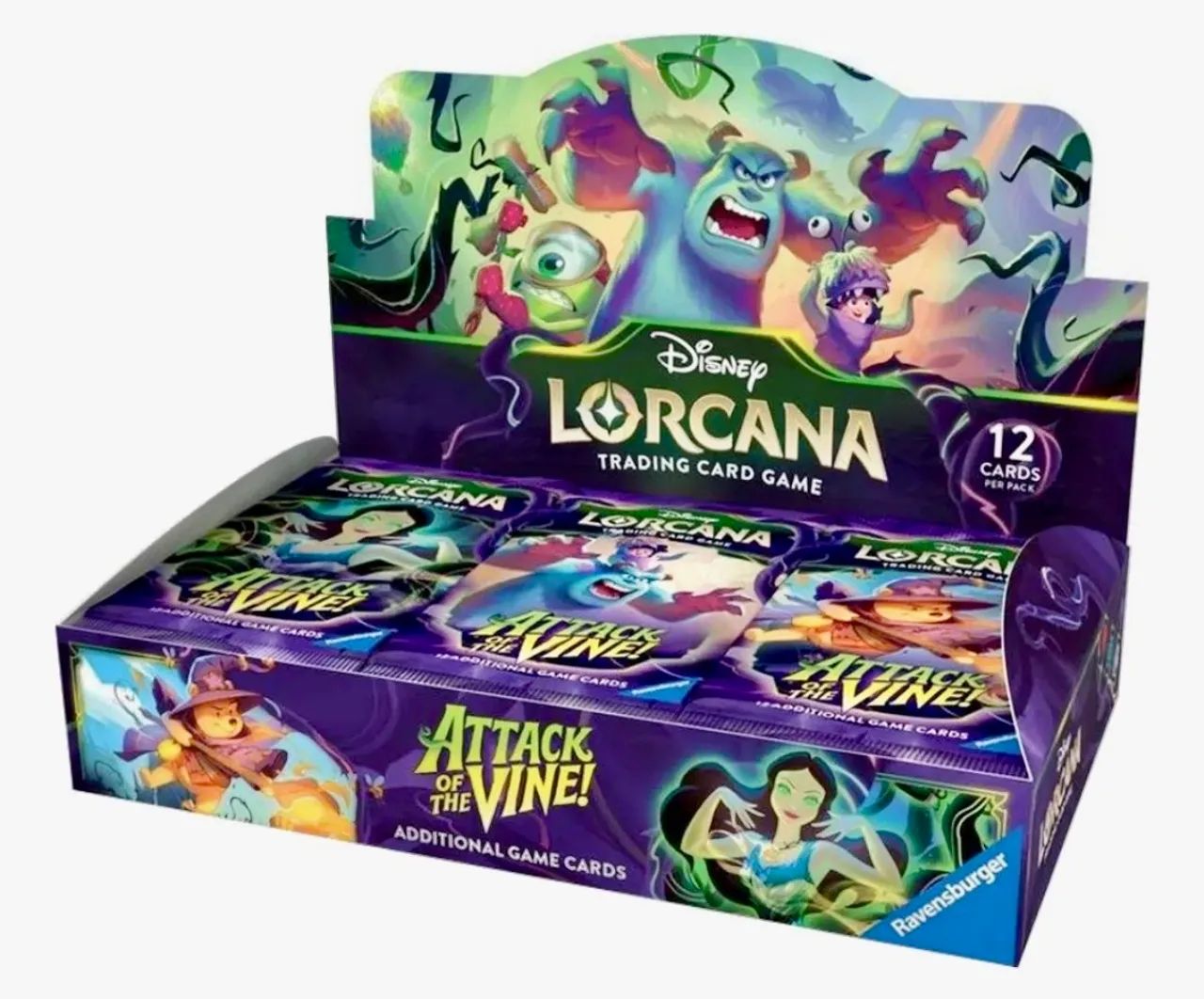 Disney LORCANA Attack of the VineBOX未開封 Disney Lorcana Attack Of The Vine Booster Box 24 packs Inglês
