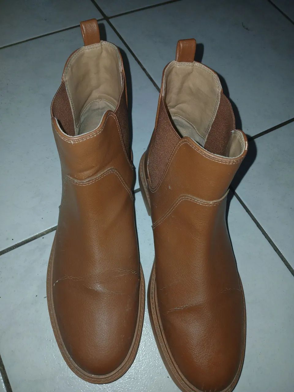 Bota de couro 