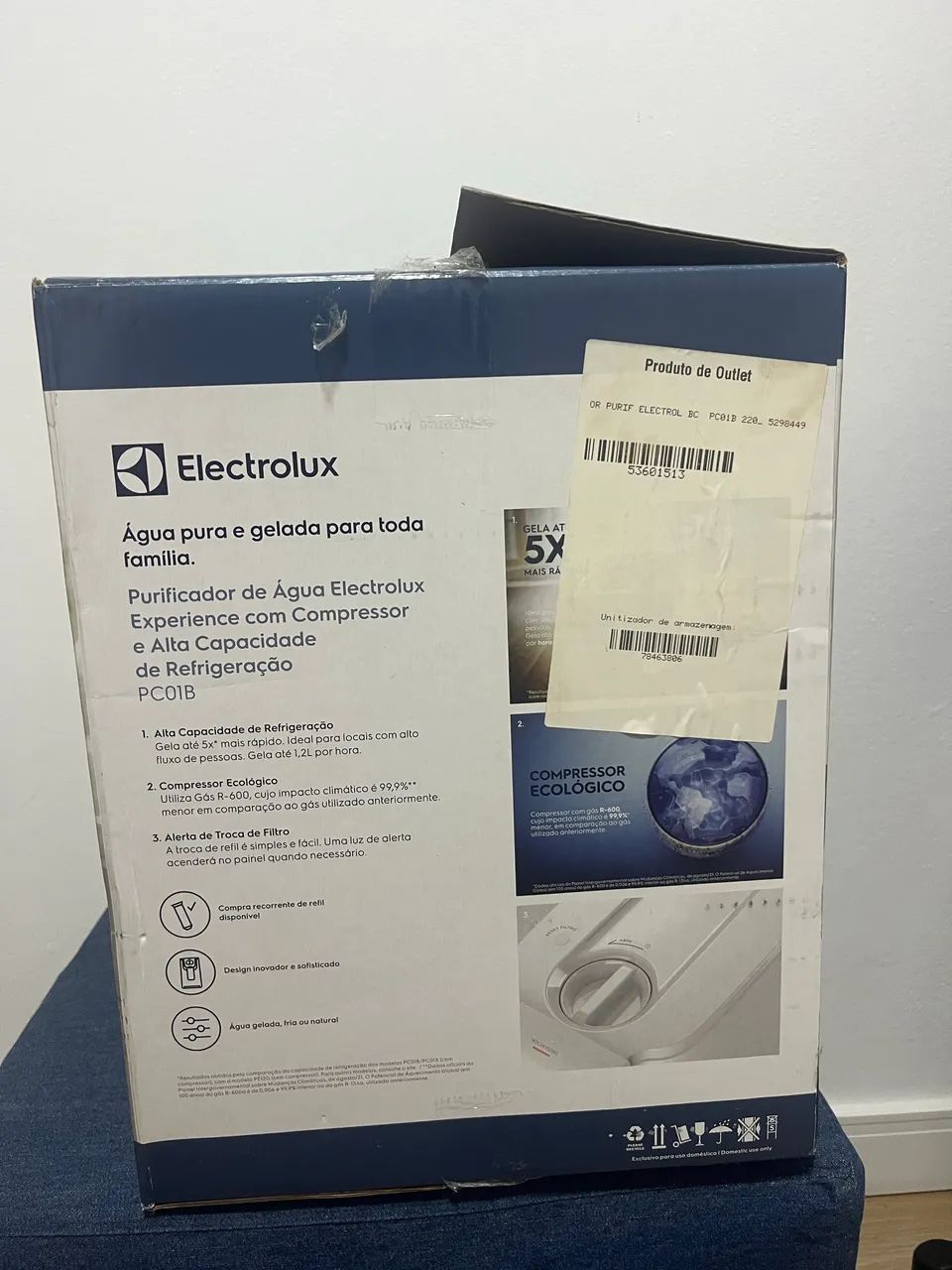 Purificador Electrolux PC01B com Compressor - Sem Uso - Foto 2