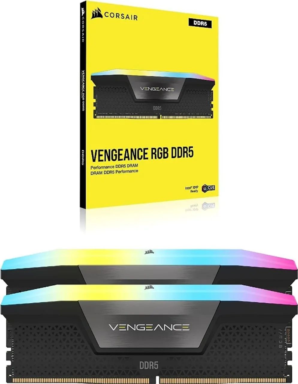 【中古】CORSAIR VENGEANCE RGB DDR5 32GB Memoria Corsair Vengeance RGB DDR5 32GB - Memória RAM - Setor