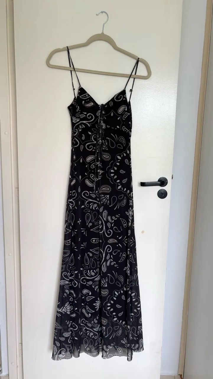 Vestido longo em tule - Foto 4