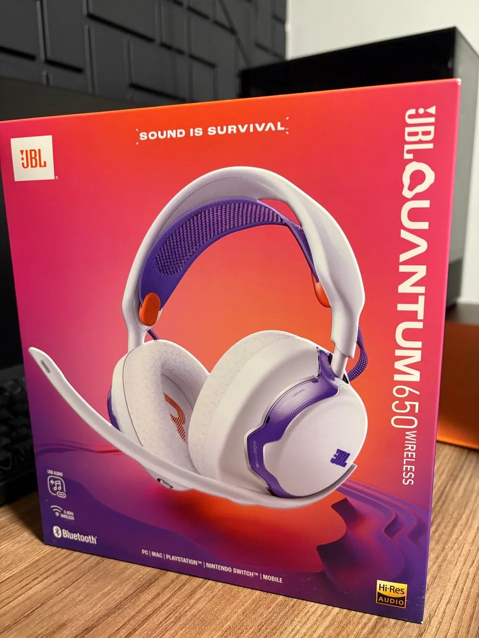 Headset JBL Quantum 650 Wireless (NOVO)
