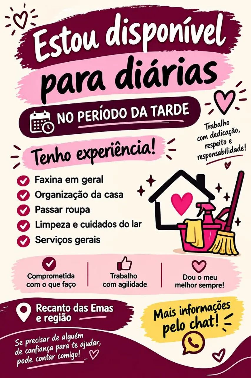 Disponível para diária 