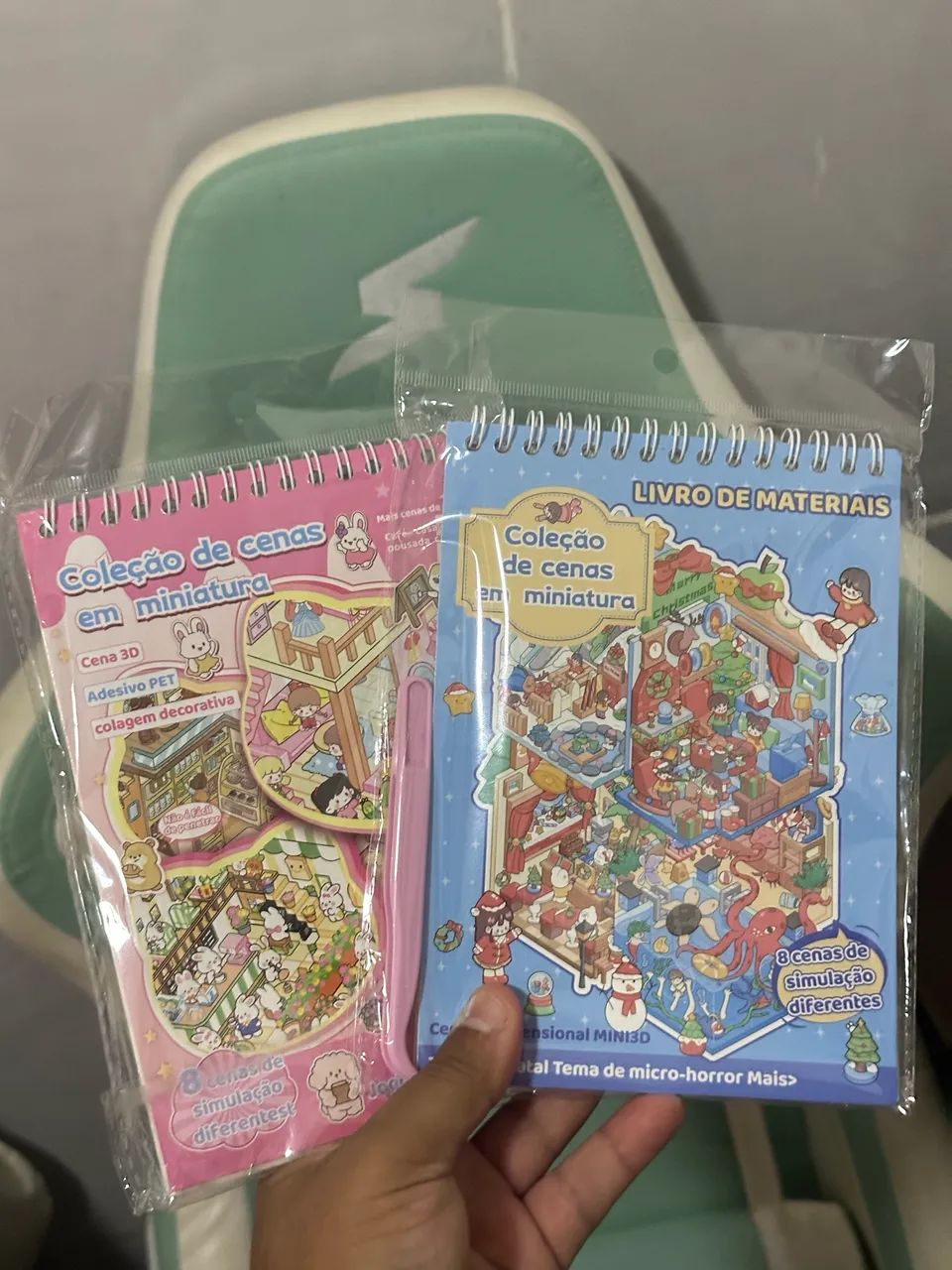  Caderno 3D 8 cenários Fofo Goods Kit - Foto 2