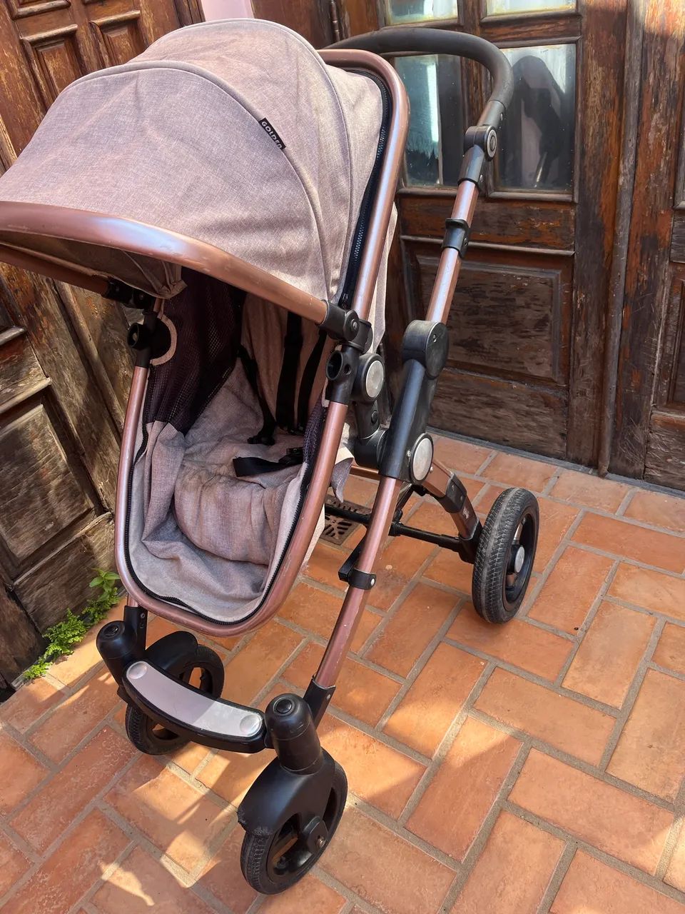 Carrinho e bebê conforto  - Foto 4
