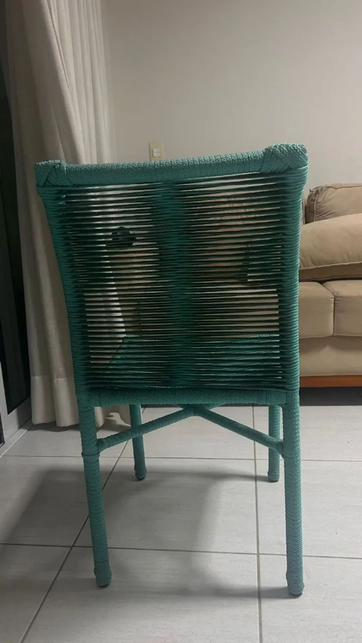 CADEIRA CORDA NAVAL PERFEITO ESTADO R$ 350 CADA  6 DISPONÍVEIS - Foto 4