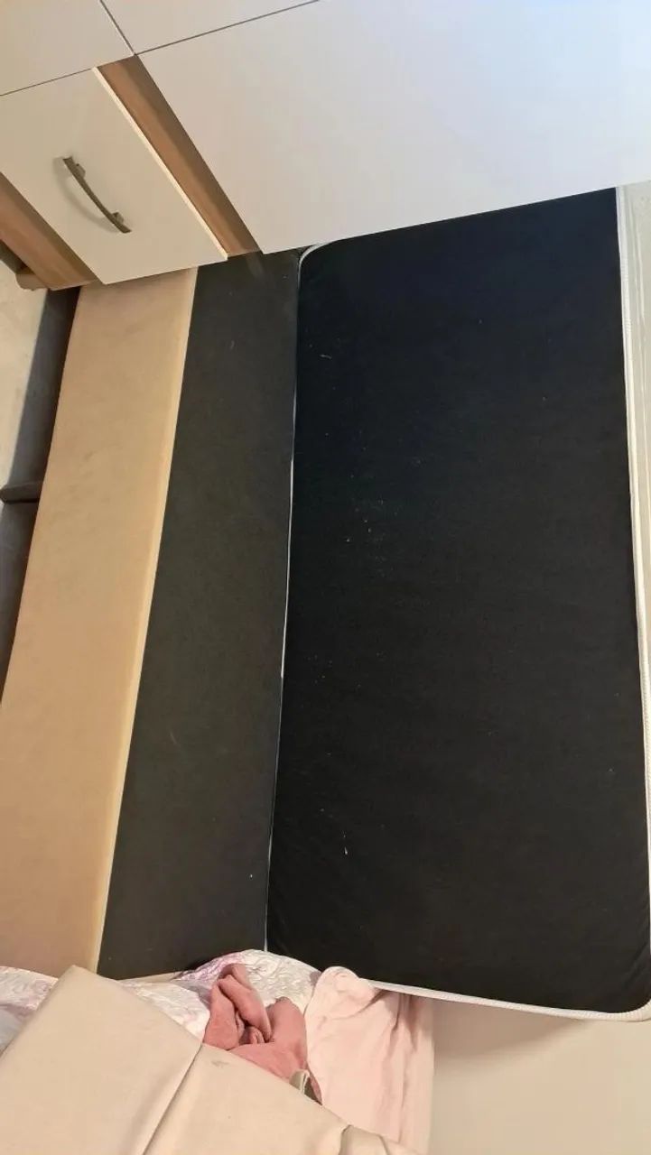 Cama de solteiro com molas ensacadas semi nova  - Foto 2