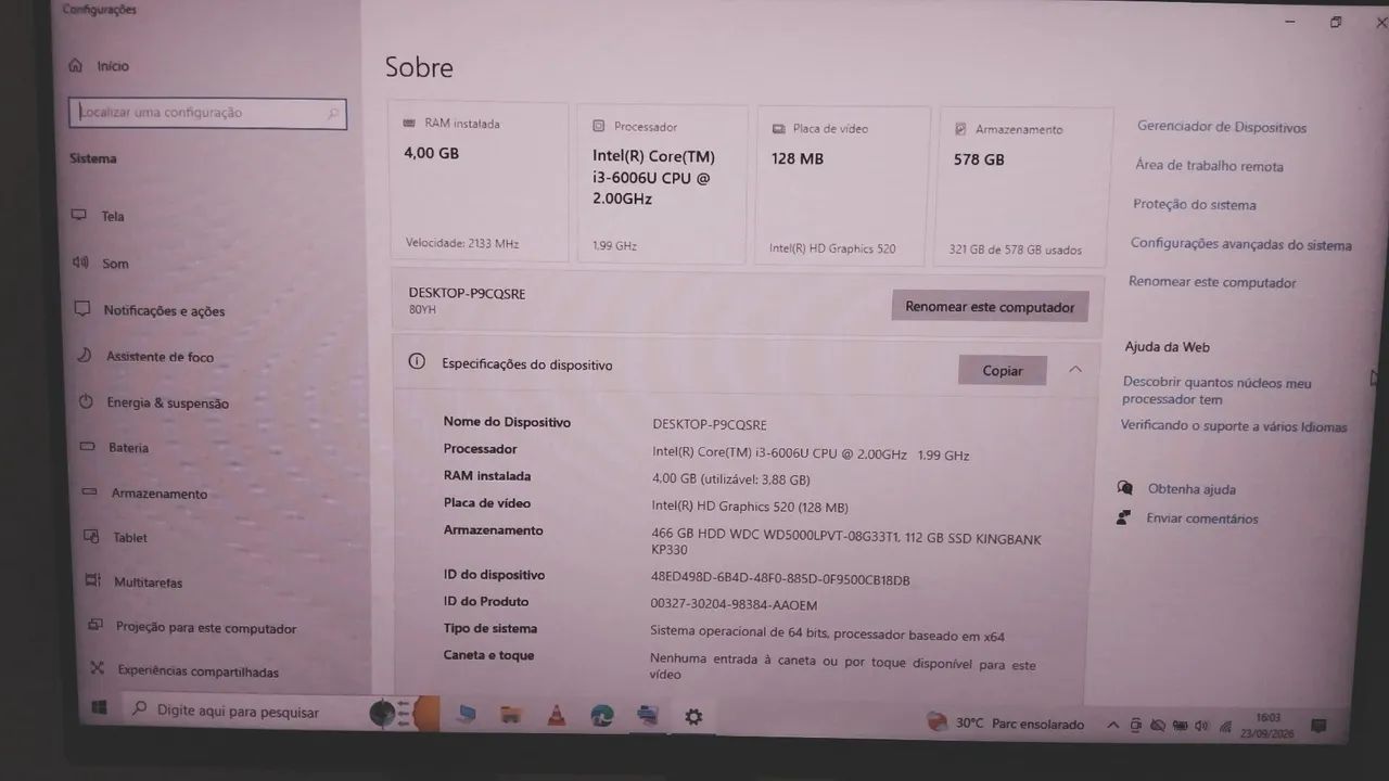 Notebook + monitor  - Foto 4