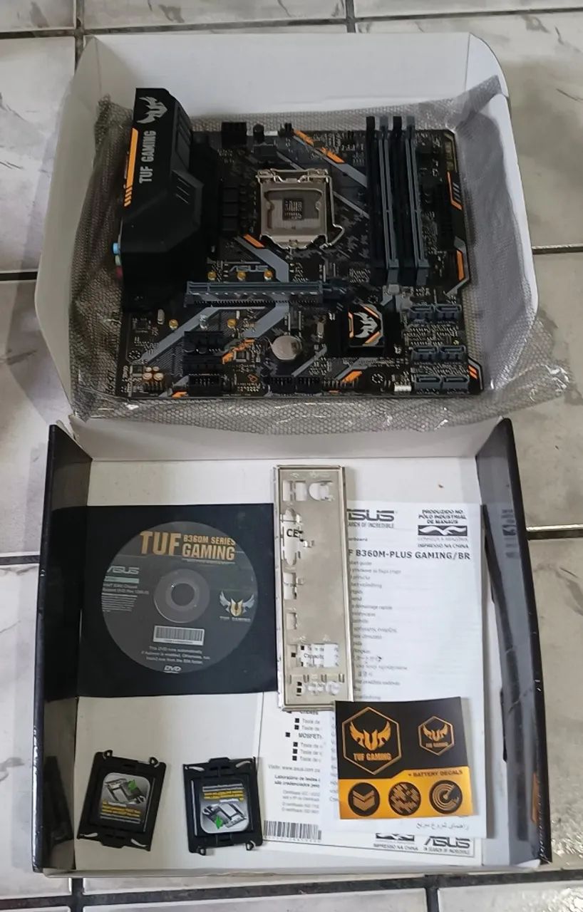 Placa Mãe ASUS TUF B360M-PLUS (COM DEFEITO) - Foto 2