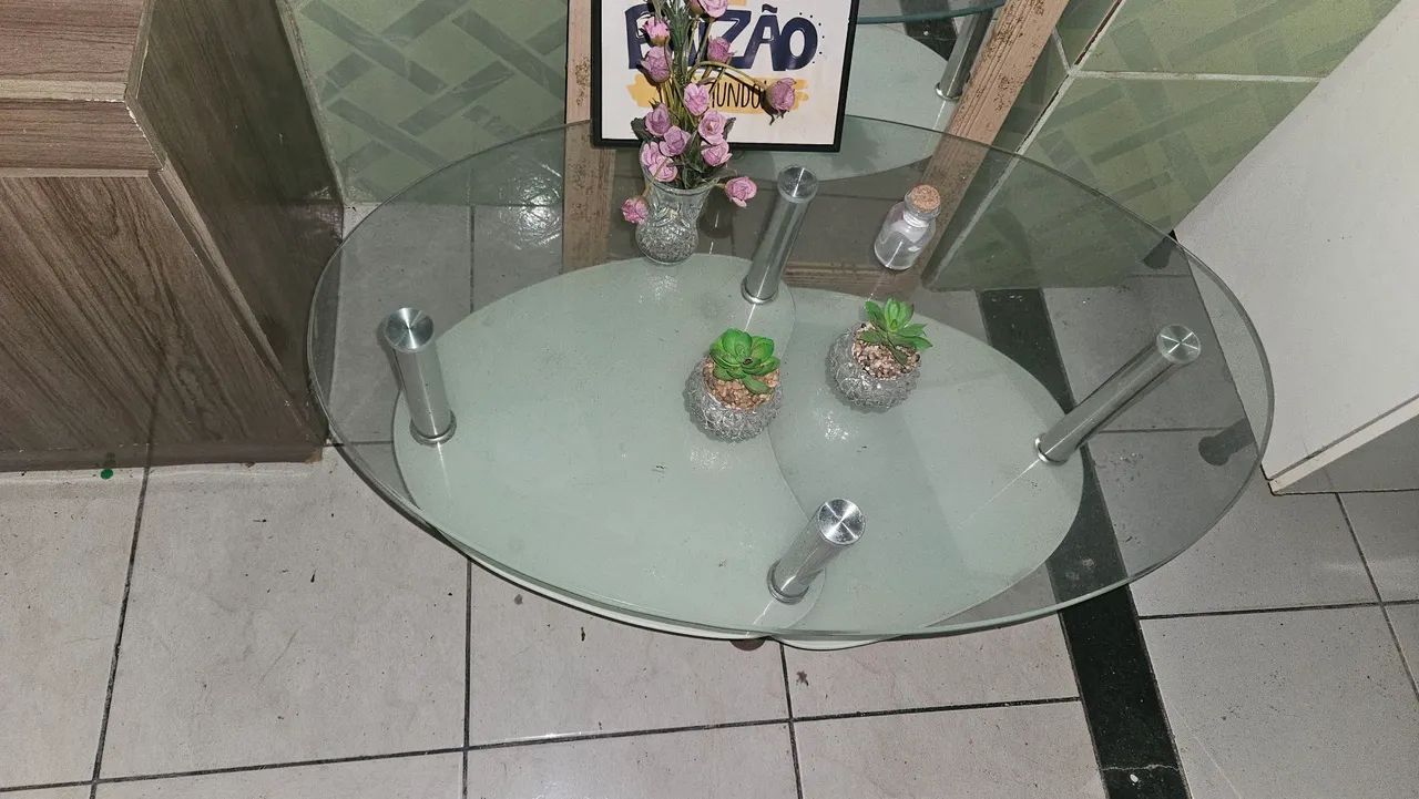 Mesa de centro de vidro - Foto 2