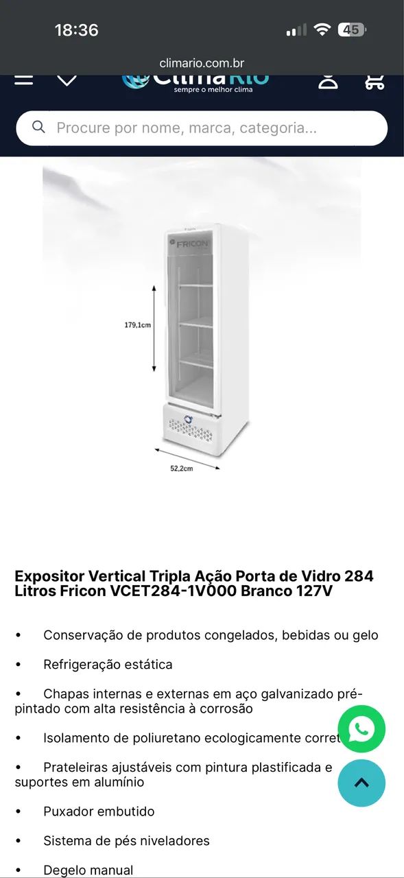 Freezer vertical Fricon 284 litros 127v  - Foto 3