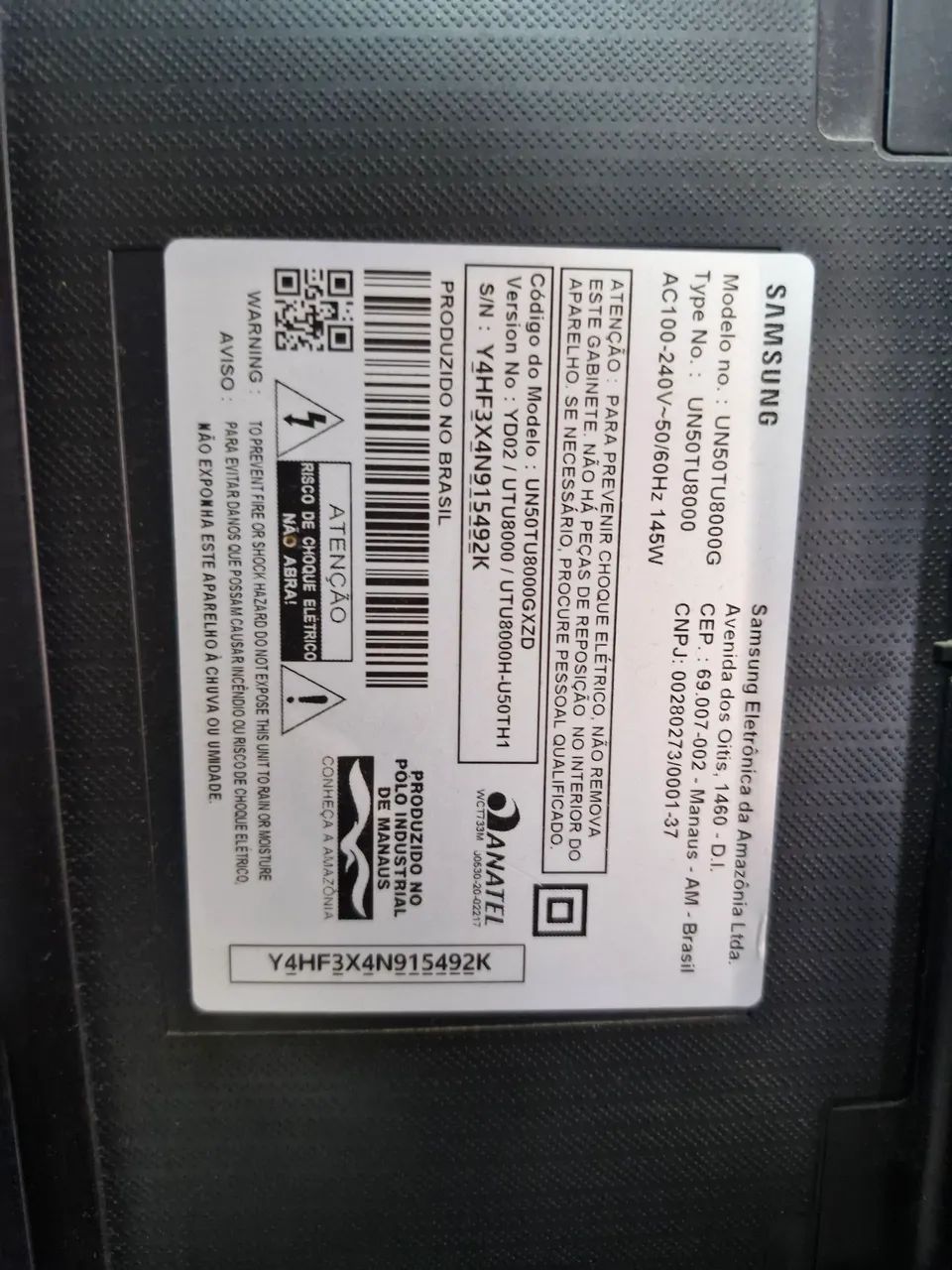 TV Samsung 50 Polegadas (Troca de peças) - Foto 4