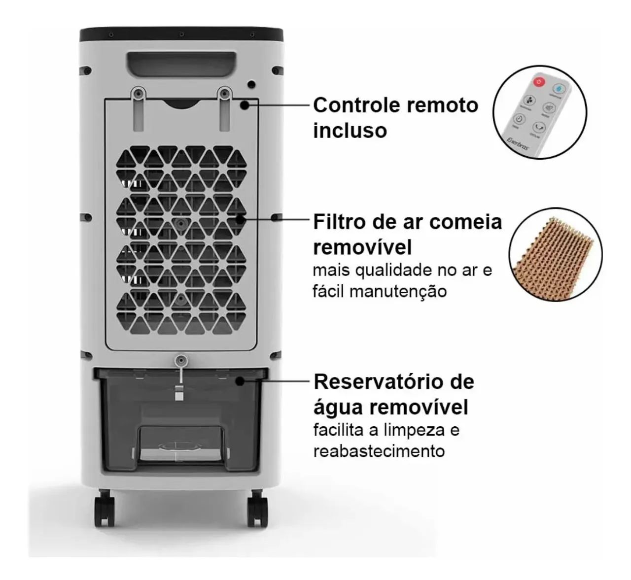 CLIMATIZADOR DE AR ENERBRAS 4L - 220V - Foto 3