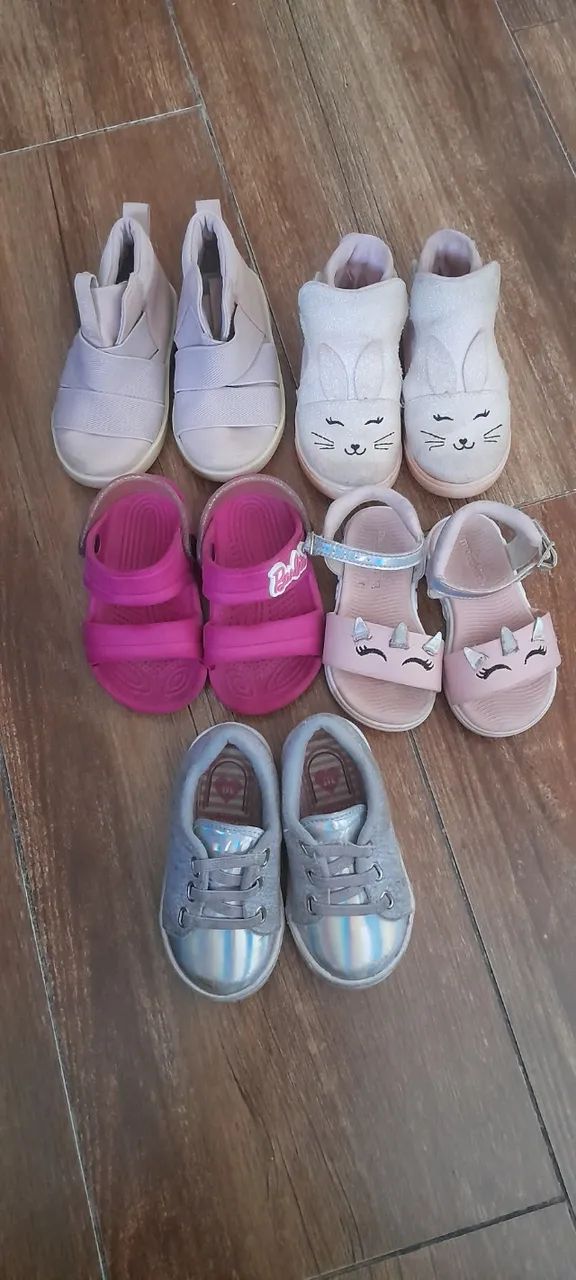 Lote N19/22 meninas 5 pares 