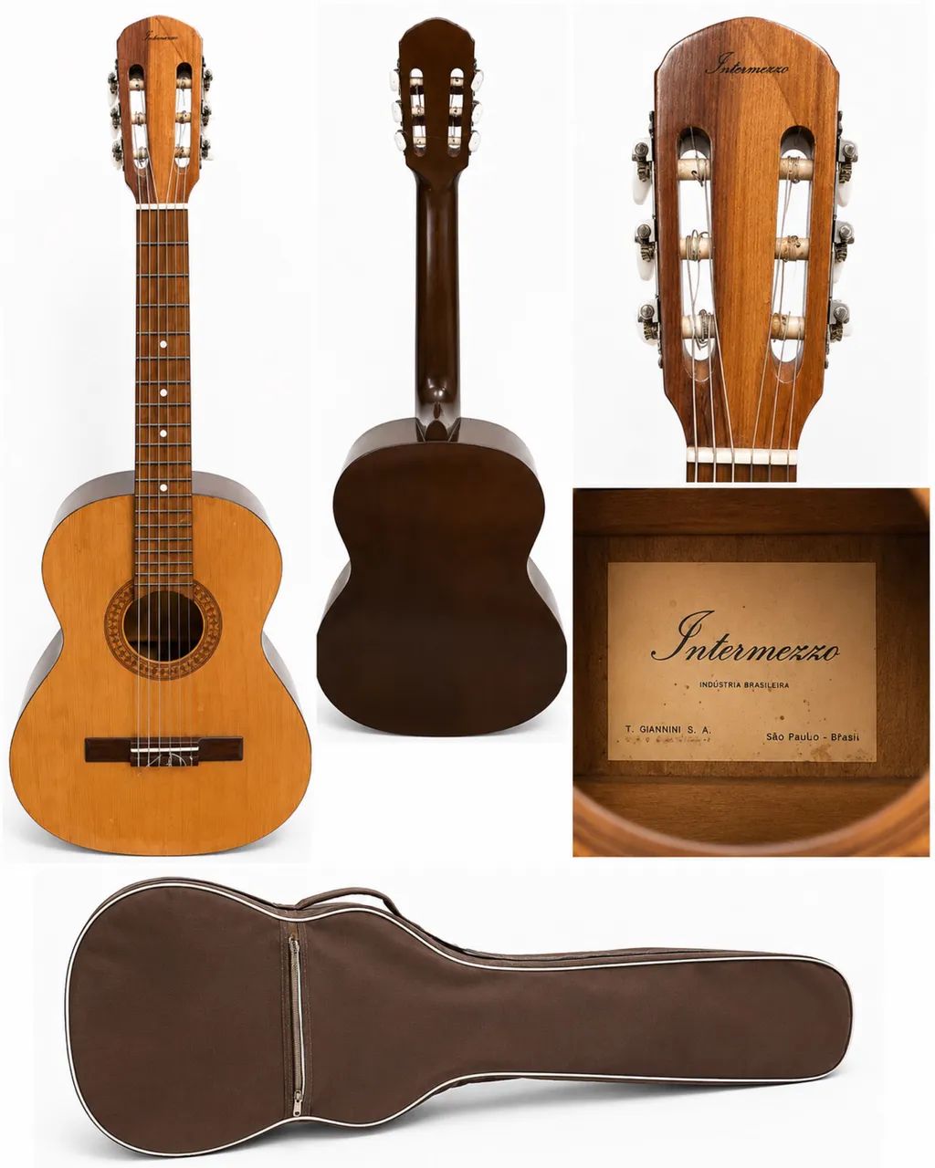Violão Giannini Intermezzo Clássico Vintage + Capa