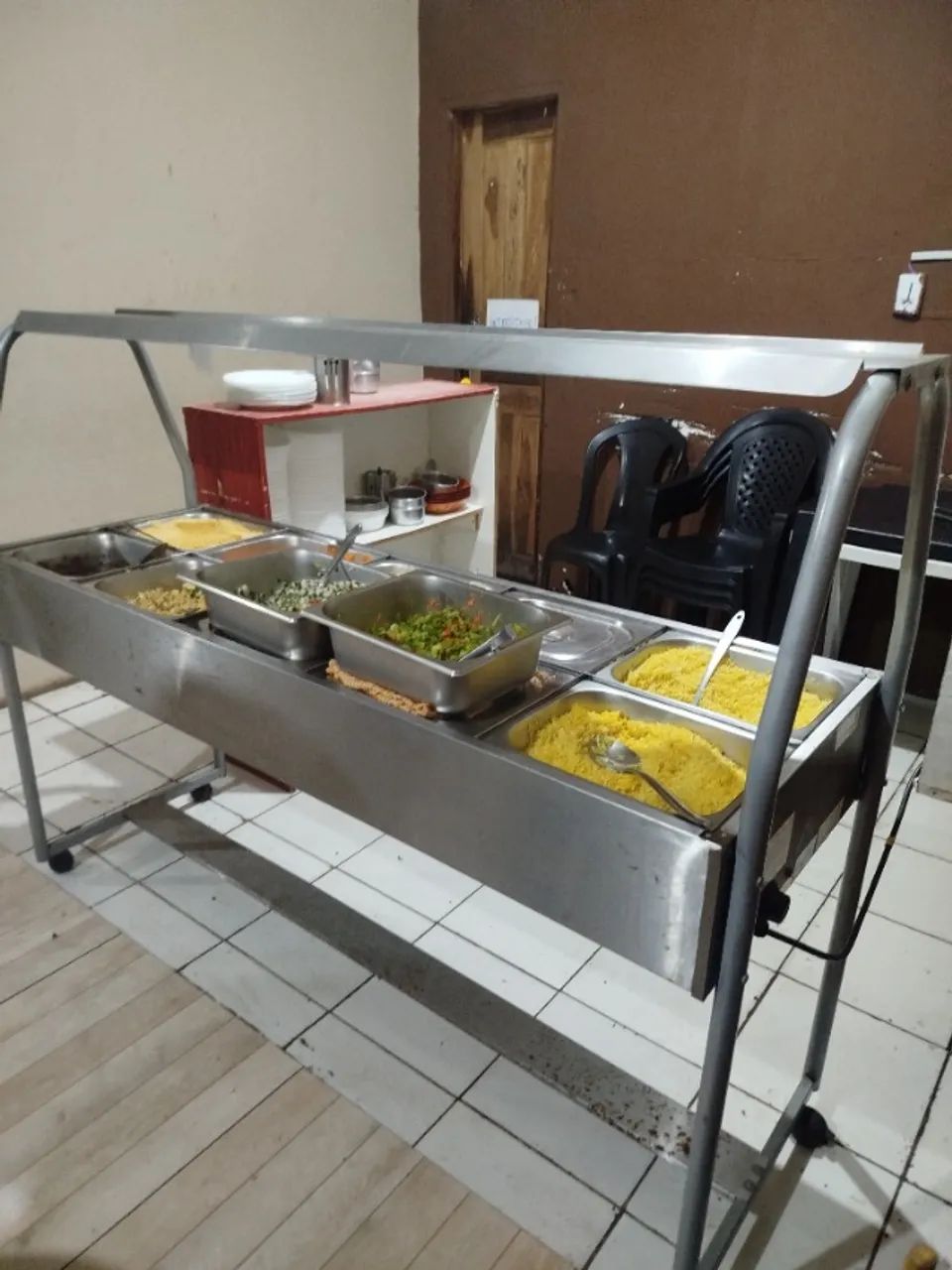 Carrinho self-service com 10 cubas - Foto 3