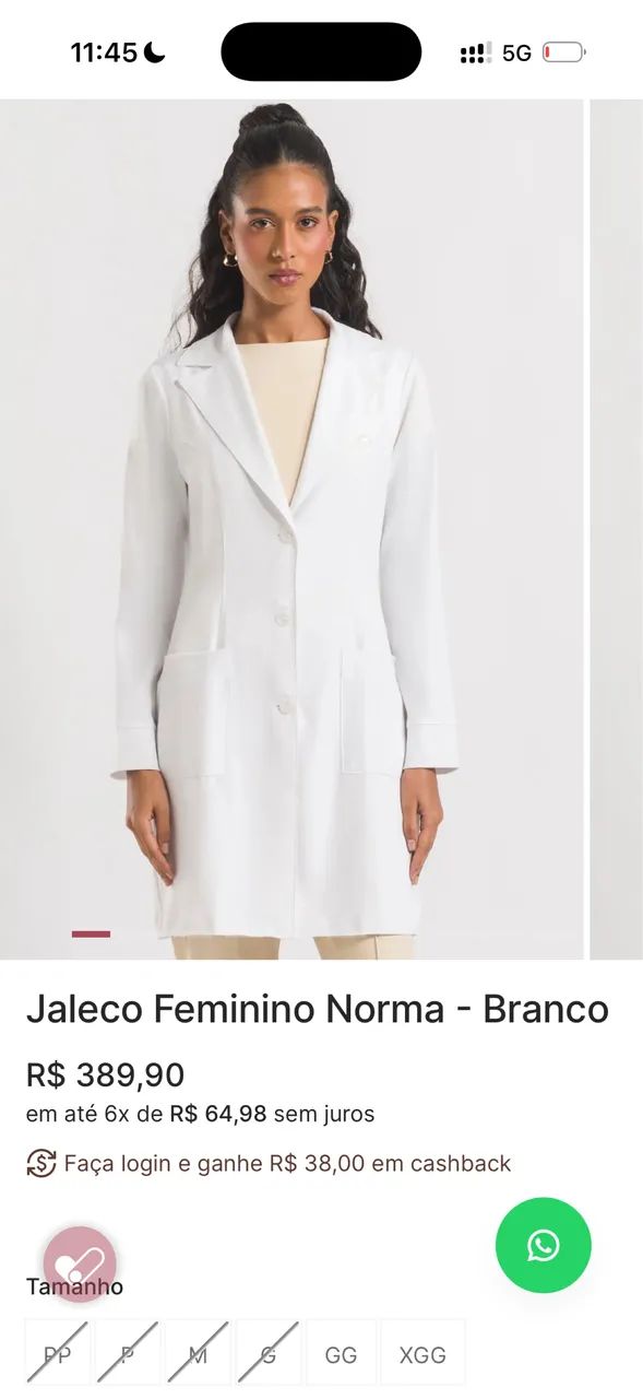 Jaleco norma dra cherie pp - Foto 2