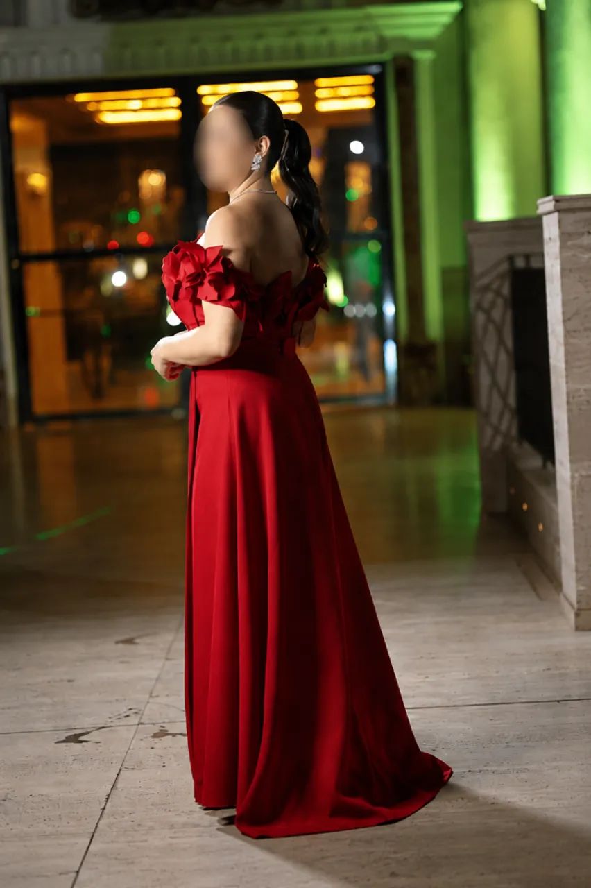 VESTIDO LONGO VERMELHO - RAQUEL DE QUEIROZ - Foto 2