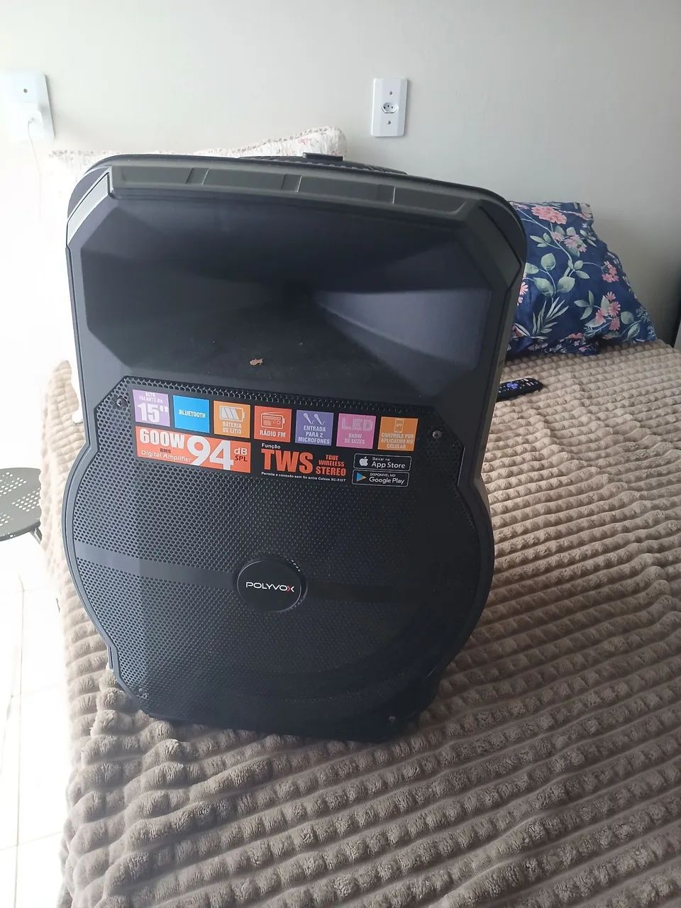 Vendo caixa de som amplificada - Foto 5