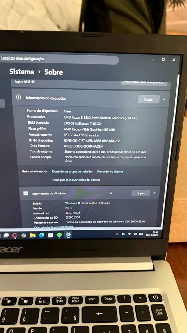 Notebook Acer Aspire 515-45 - Foto 4