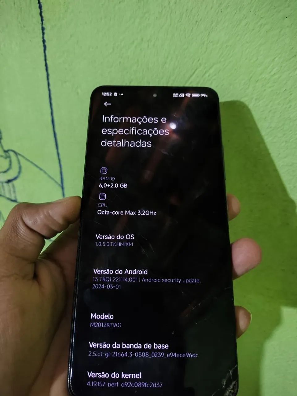 Poco F3 128GB Azul - Funcionando Perfeitamente + Caixa Original - Foto 5