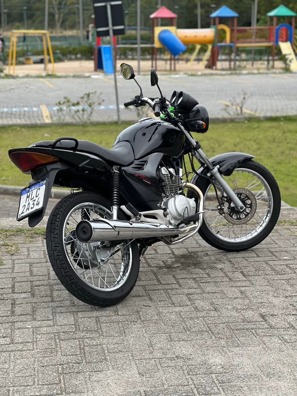 CG FAN 150Cc esdi com partida elétrica e freio a disco  - Foto 5