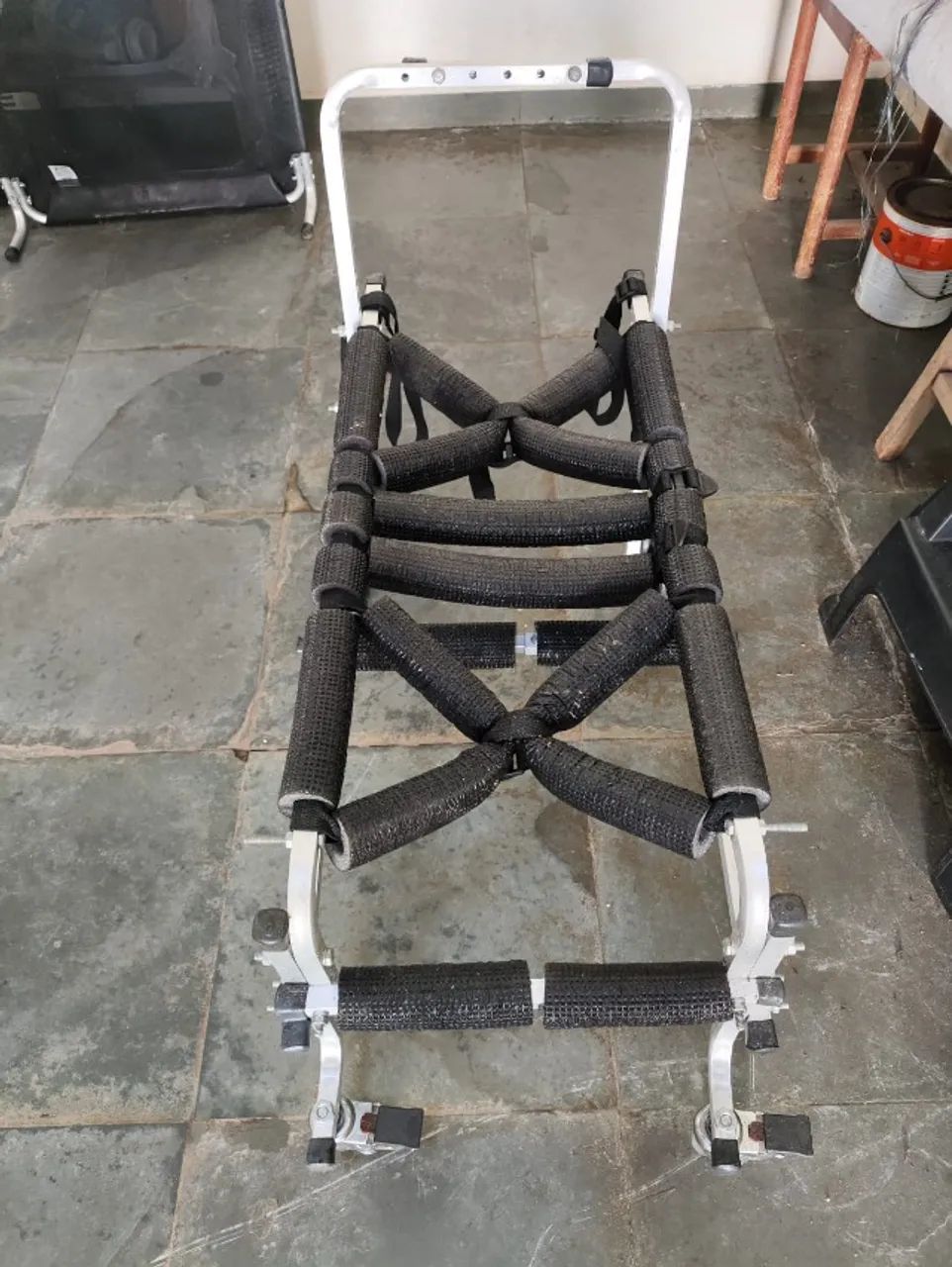 Cadeira Andador 4 Rodas Cachorro Tamanho G Grande Regulável Tetraplegia Andar Pet 