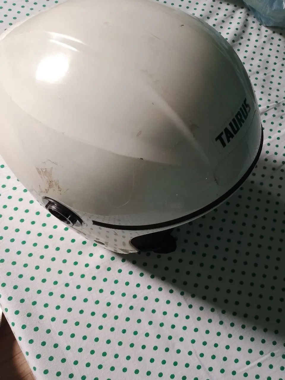 Capacete Taurus branco 56 - Foto 5