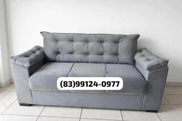 SOFÁ 3 LUGARES - NOVOS DE QUALIDADE 