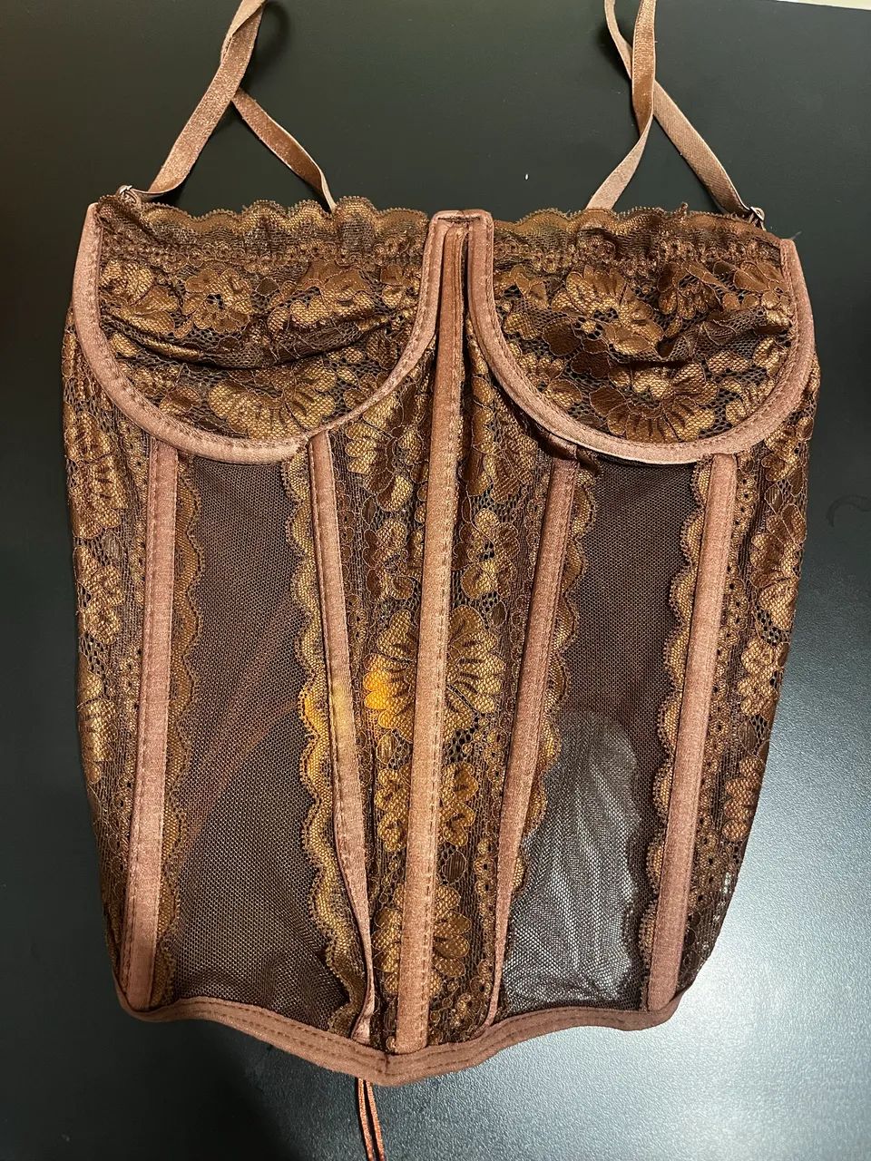 Corselet marrom  - Foto 2